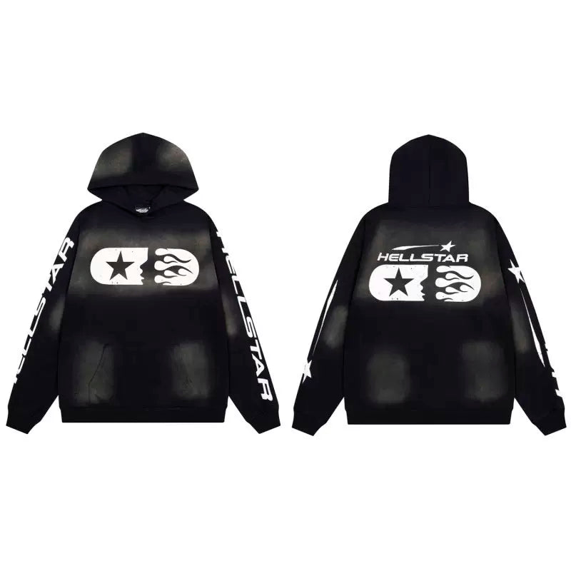 Hellstar Star Logo Graphic Hoodie
